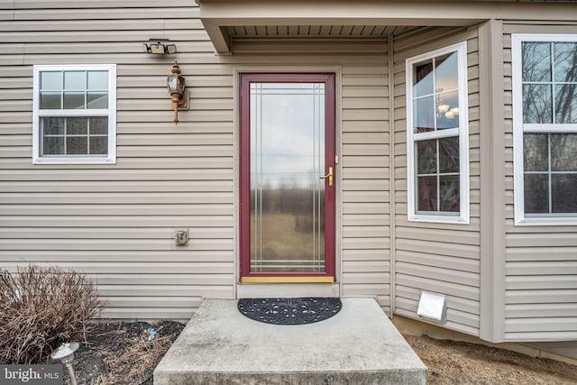 view of property entrance