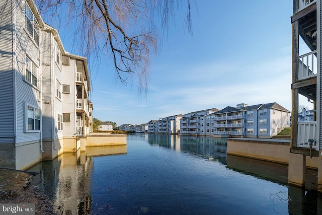 water view featuring a residential view