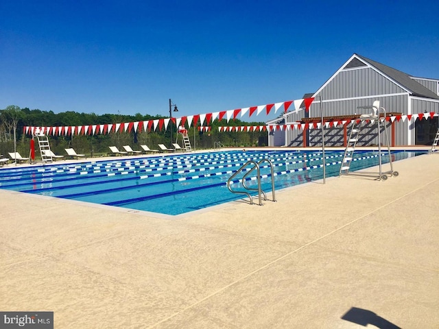 view of pool