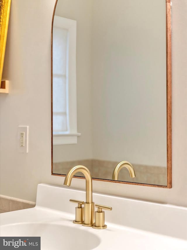 interior details featuring a sink