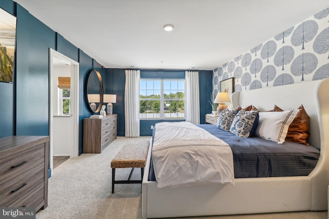 bedroom featuring carpet floors