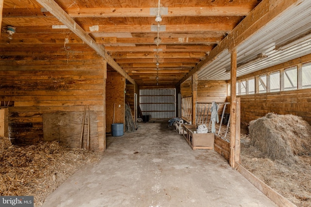 view of stable