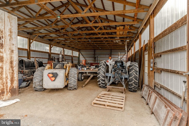 view of stable