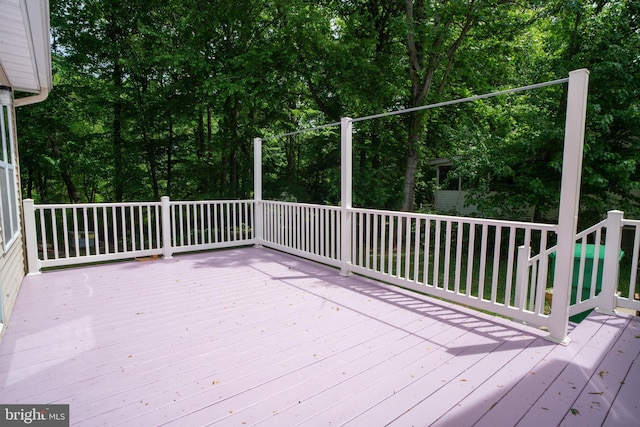 view of deck