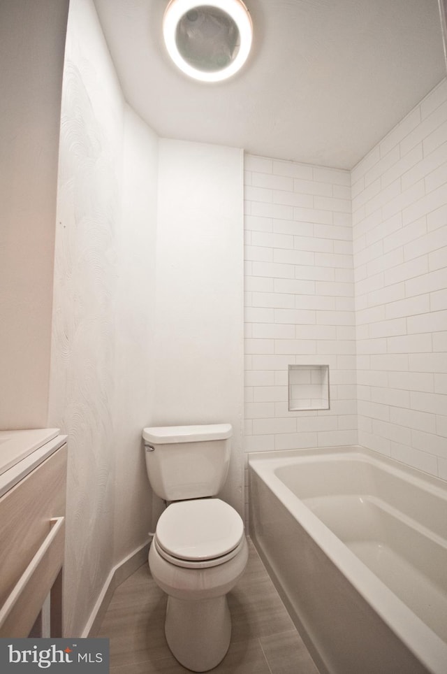 136 W Lytle Ave, State College, PA 16801 - full bathroom featuring toilet and baseboards