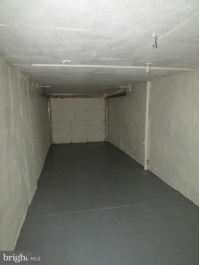 view of basement