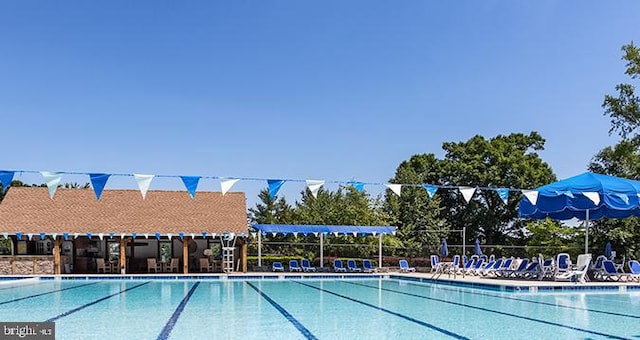 view of community pool