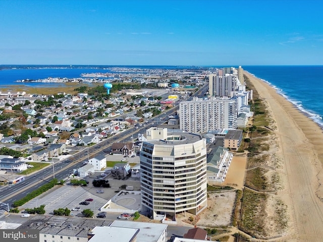 8500 Coastal Hwy Unit 107, Ocean City, MD 21842 - drone / aerial view with a beach view, a water view, and a view of city