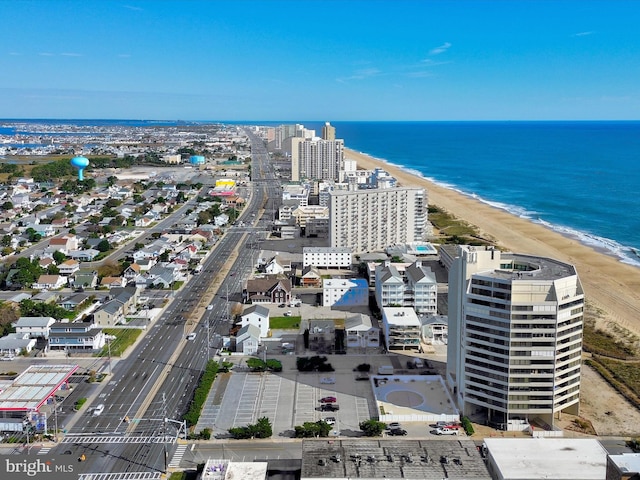 8500 Coastal Hwy Unit 107, Ocean City, MD 21842 - birds eye view of property featuring a view of the beach and a water view