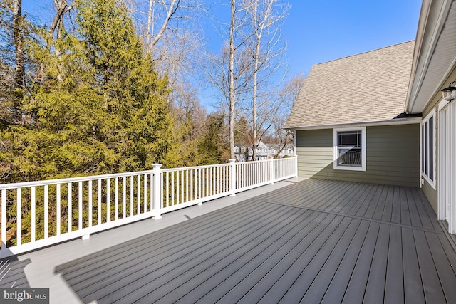 view of deck