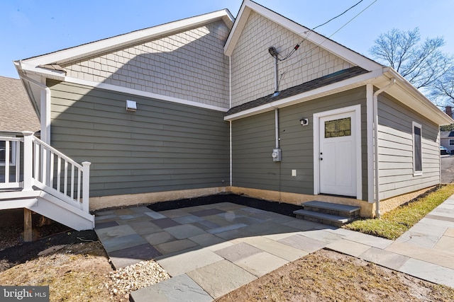 exterior space with a patio area