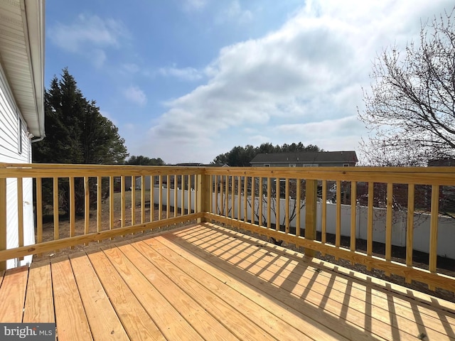 view of deck