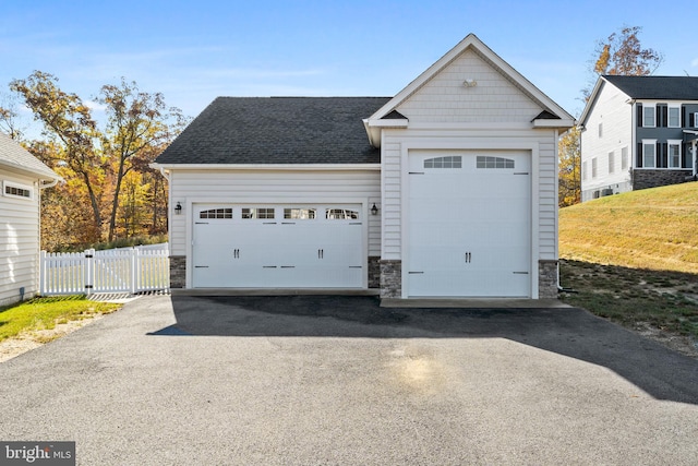 exterior space featuring a gate and fence