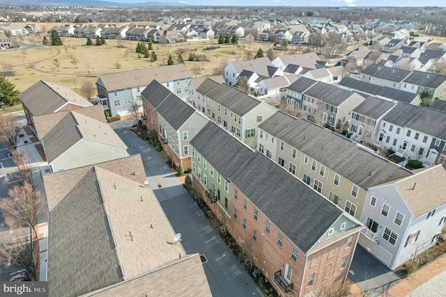 birds eye view of property featuring a residential view