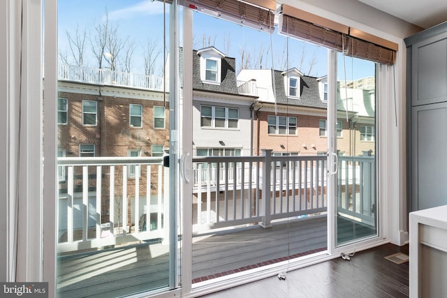 balcony featuring visible vents