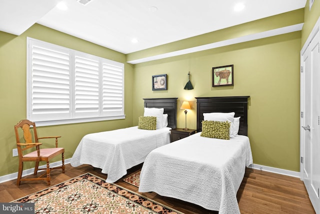 4451 River Ridge Court, Philadelphia, PA 19129 - bedroom with recessed lighting, baseboards, and wood finished floors