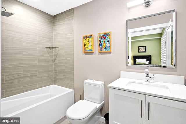 4451 River Ridge Court, Philadelphia, PA 19129 - full bath featuring shower / bathing tub combination, toilet, and vanity