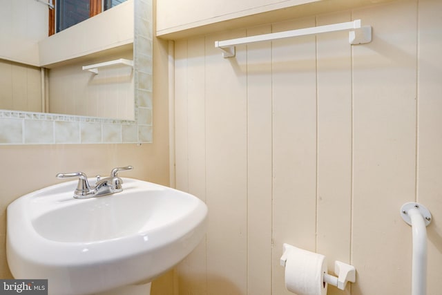 bathroom with a sink