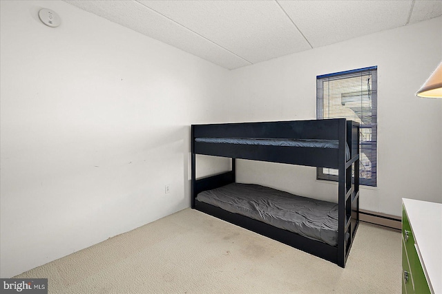 10000 Coastal Hwy Unit 1208, Ocean City, MD 21842 - carpeted bedroom featuring a baseboard heating unit