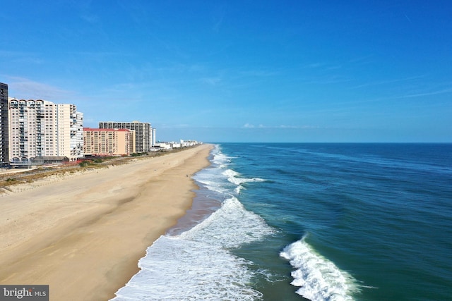 10000 Coastal Hwy Unit 1208, Ocean City, MD 21842 - water view featuring a city view and a view of the beach