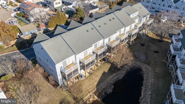 birds eye view of property featuring a residential view