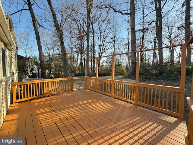 view of deck