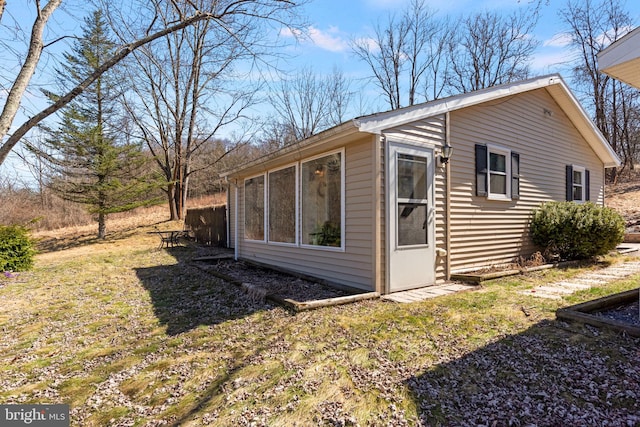 view of property exterior