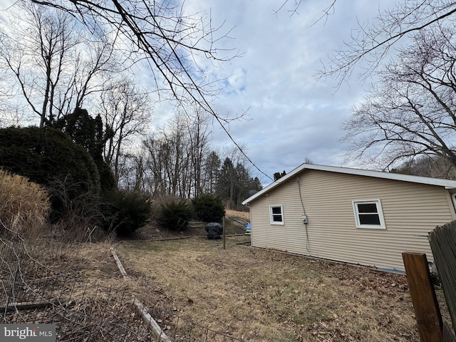 view of home's exterior