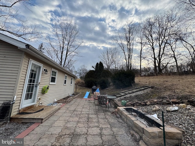 view of patio / terrace featuring a deck