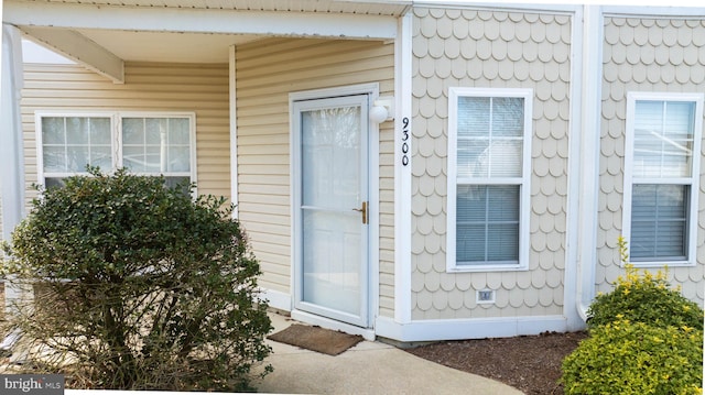 view of entrance to property