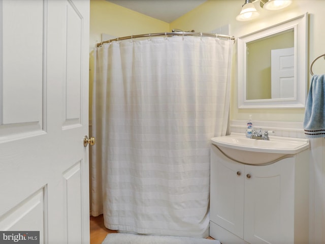 full bathroom with vanity