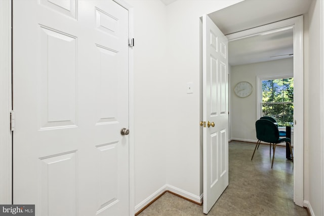 1729 Hutchinson Ln, Silver Spring, MD 20906 - corridor featuring baseboards and concrete flooring