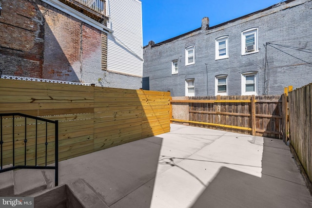 view of patio / terrace with fence