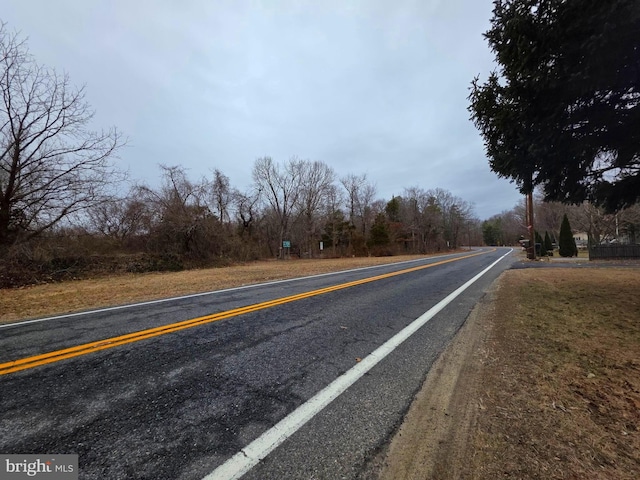 view of road