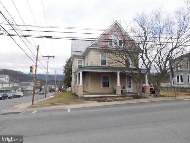 victorian home with covered porch