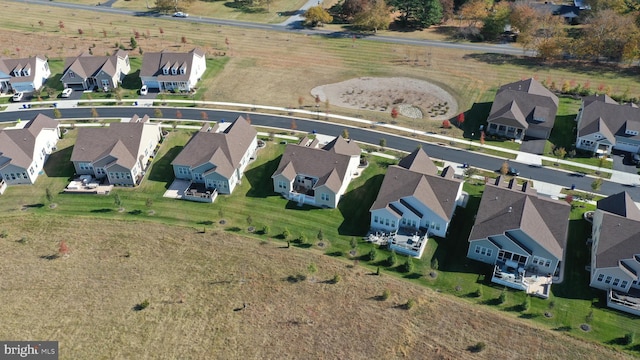 drone / aerial view featuring a residential view