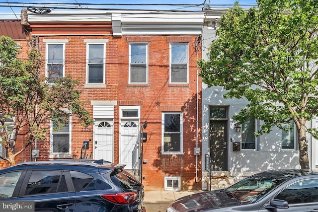 multi unit property with brick siding