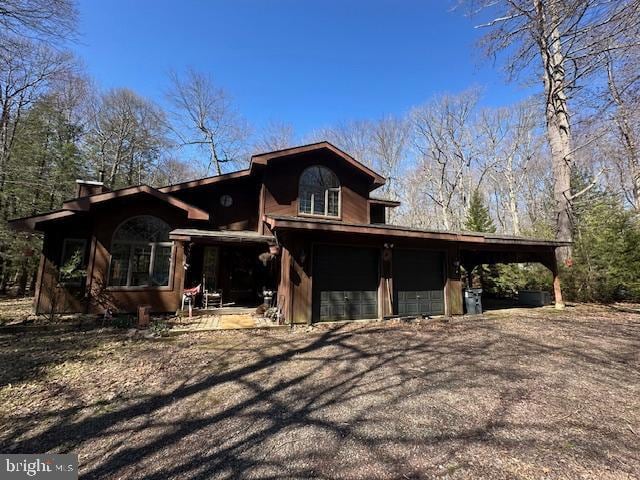 73 Driftwood Dr, Albrightsville, PA 18210 - view of front of home with driveway