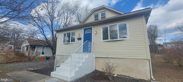 view of bungalow-style house