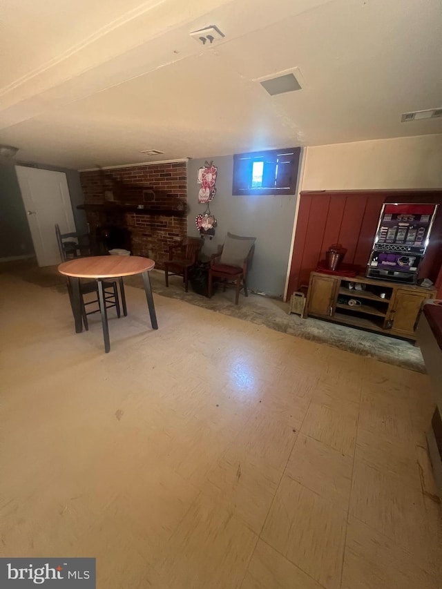 8211 Beach Dr, Baltimore, MD 21222 - view of finished below grade area