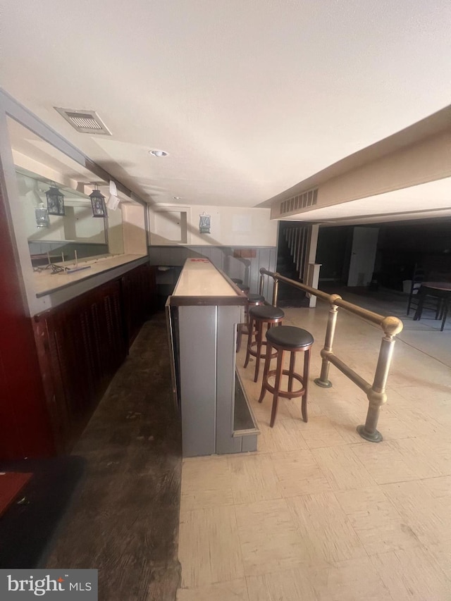 8211 Beach Dr, Baltimore, MD 21222 - bar with tile patterned floors
