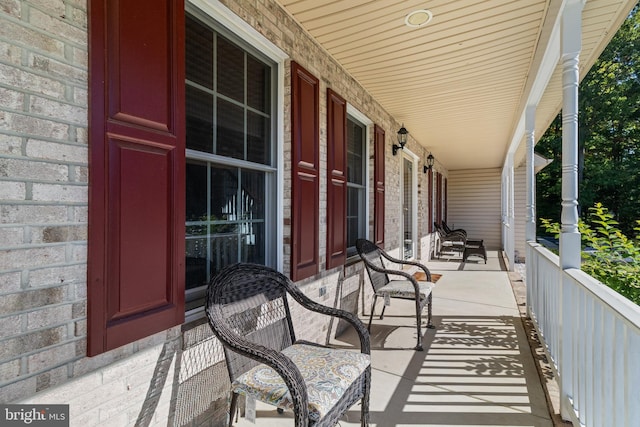 view of patio / terrace featuring a porch