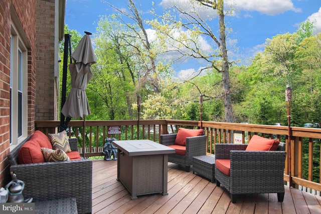 view of deck