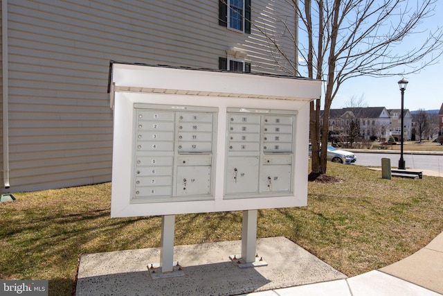 view of community with mail area