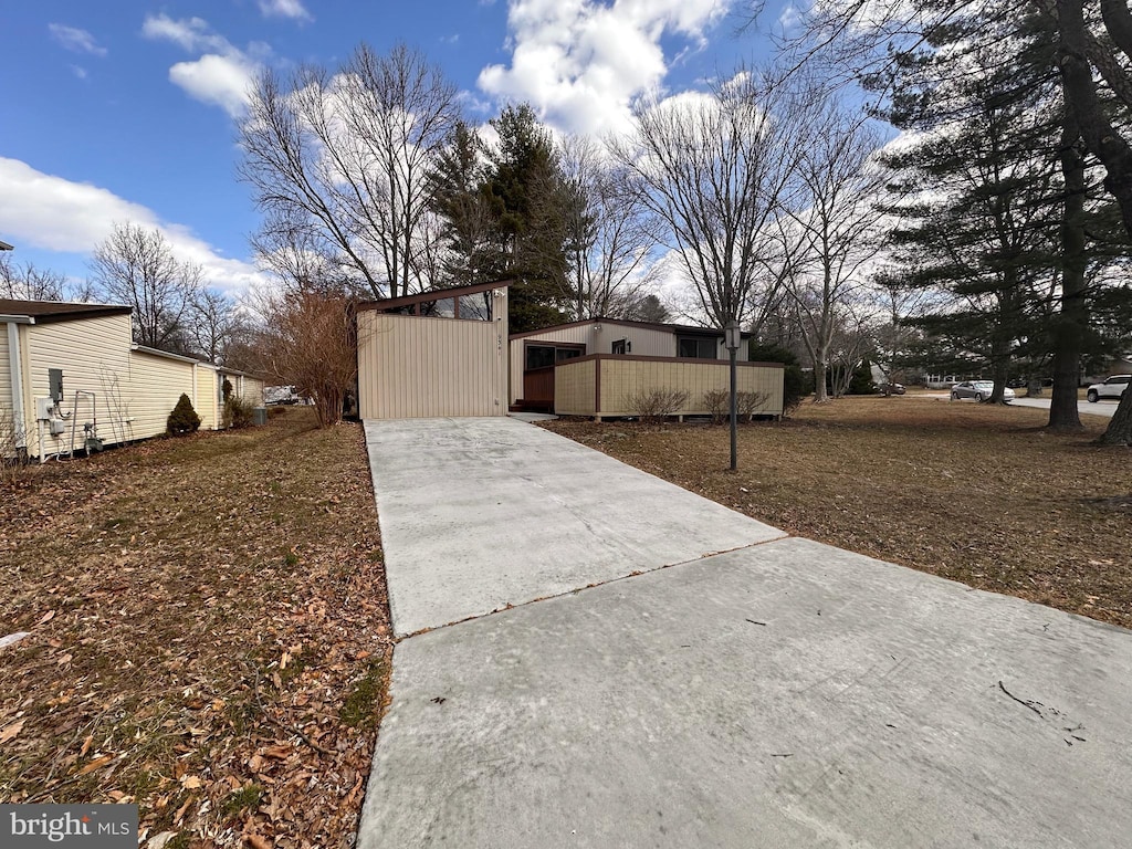 view of front of home