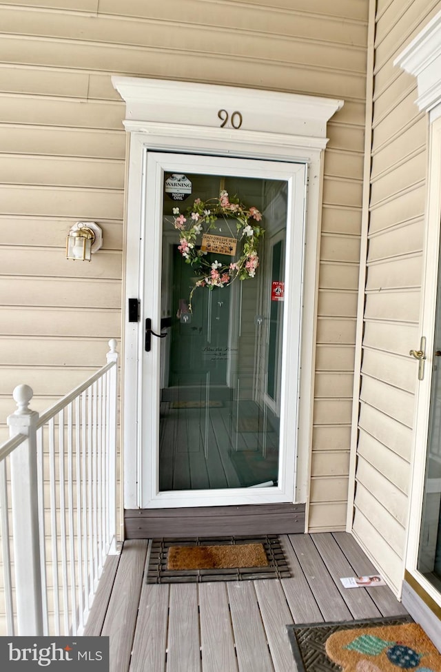 view of property entrance