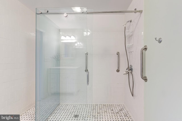 full bath with a stall shower