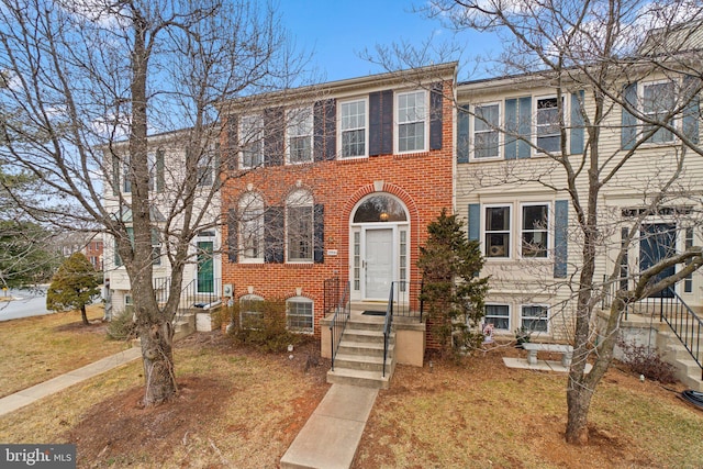 multi unit property with brick siding