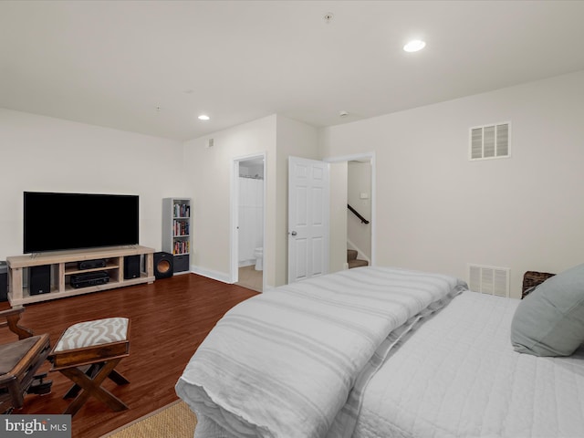 8512 Pine Springs Dr, Severn, MD 21144 - bedroom featuring wood finished floors, recessed lighting, and baseboards