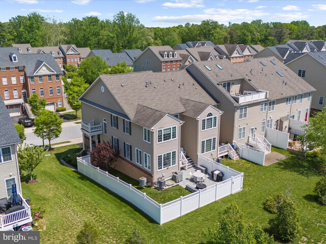 8512 Pine Springs Dr, Severn, MD 21144 - aerial perspective of suburban area